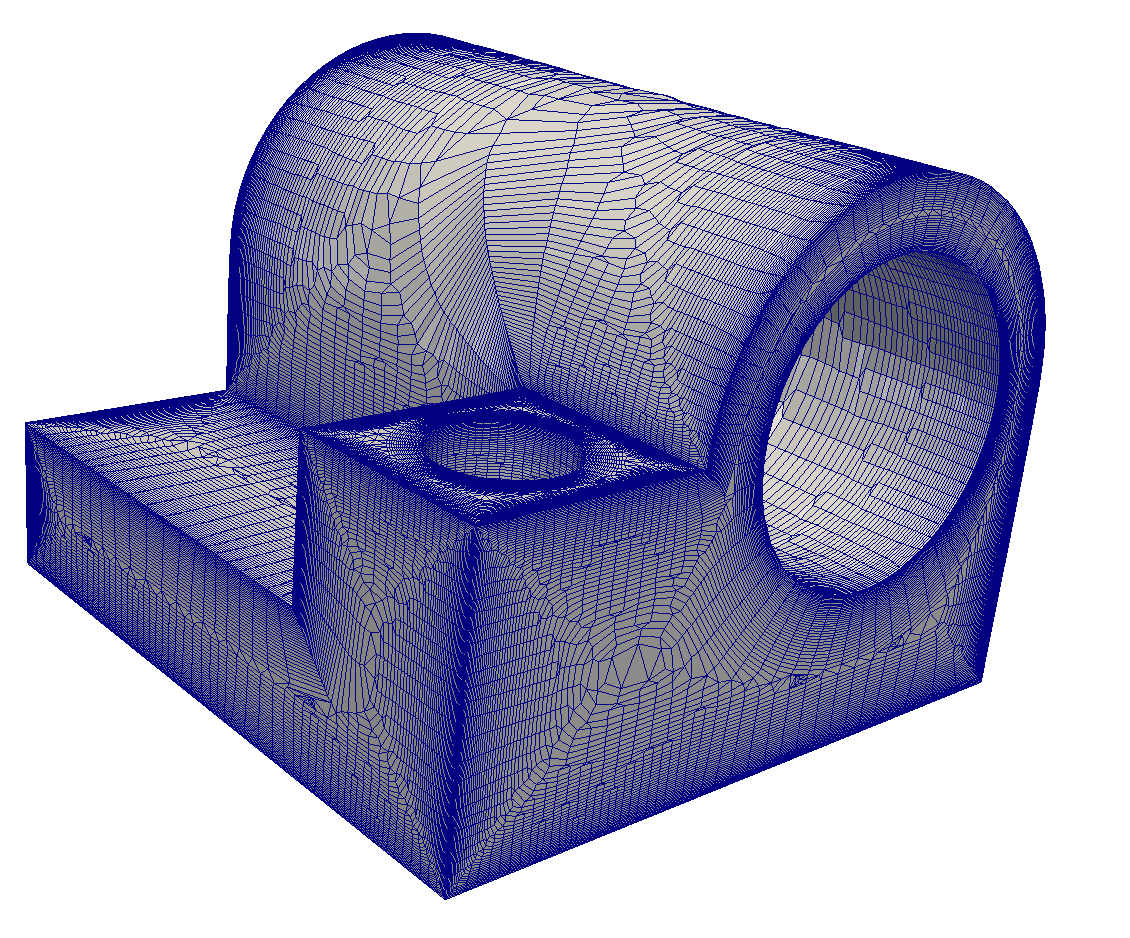 anisotropic mesh mechanical part